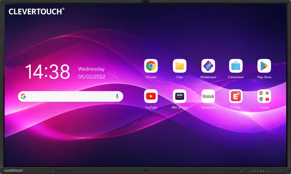 Clevertouch interactive display in use