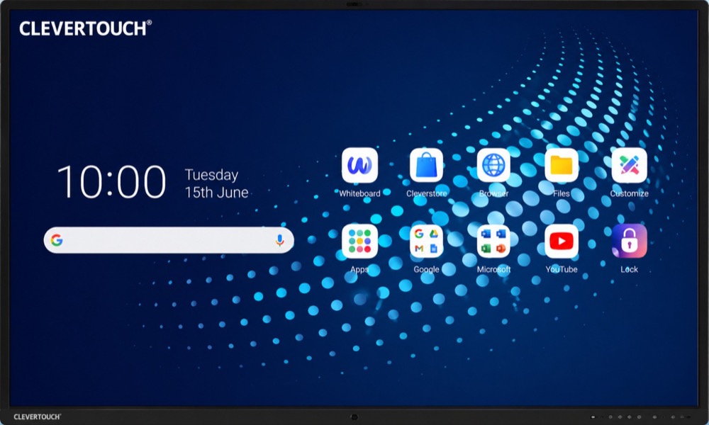 Clevertouch interactive display in use